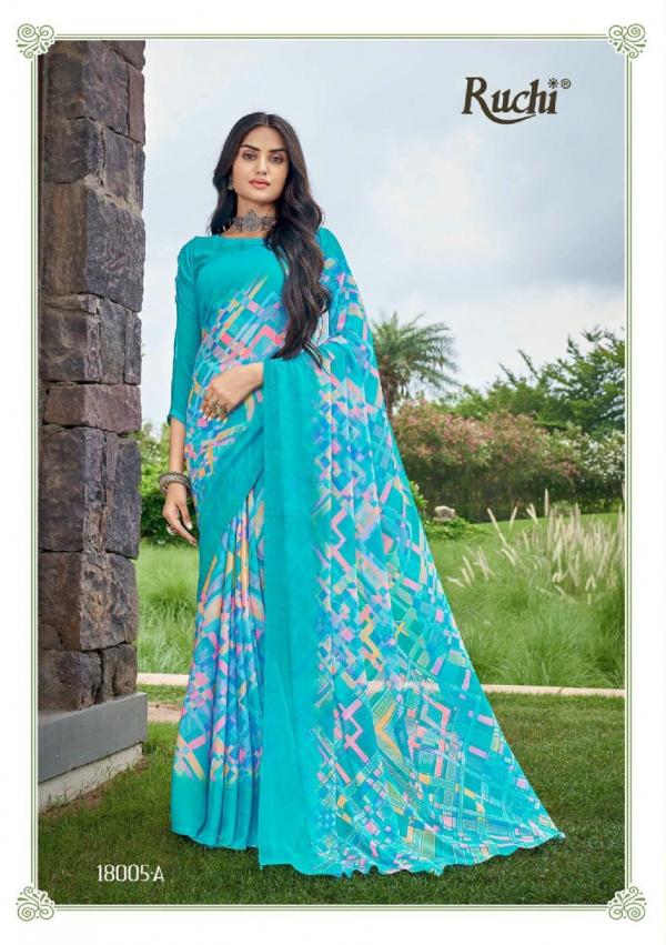 Ruchi Star Chiffon 83 Casual Wear Chiffon Saree Collection